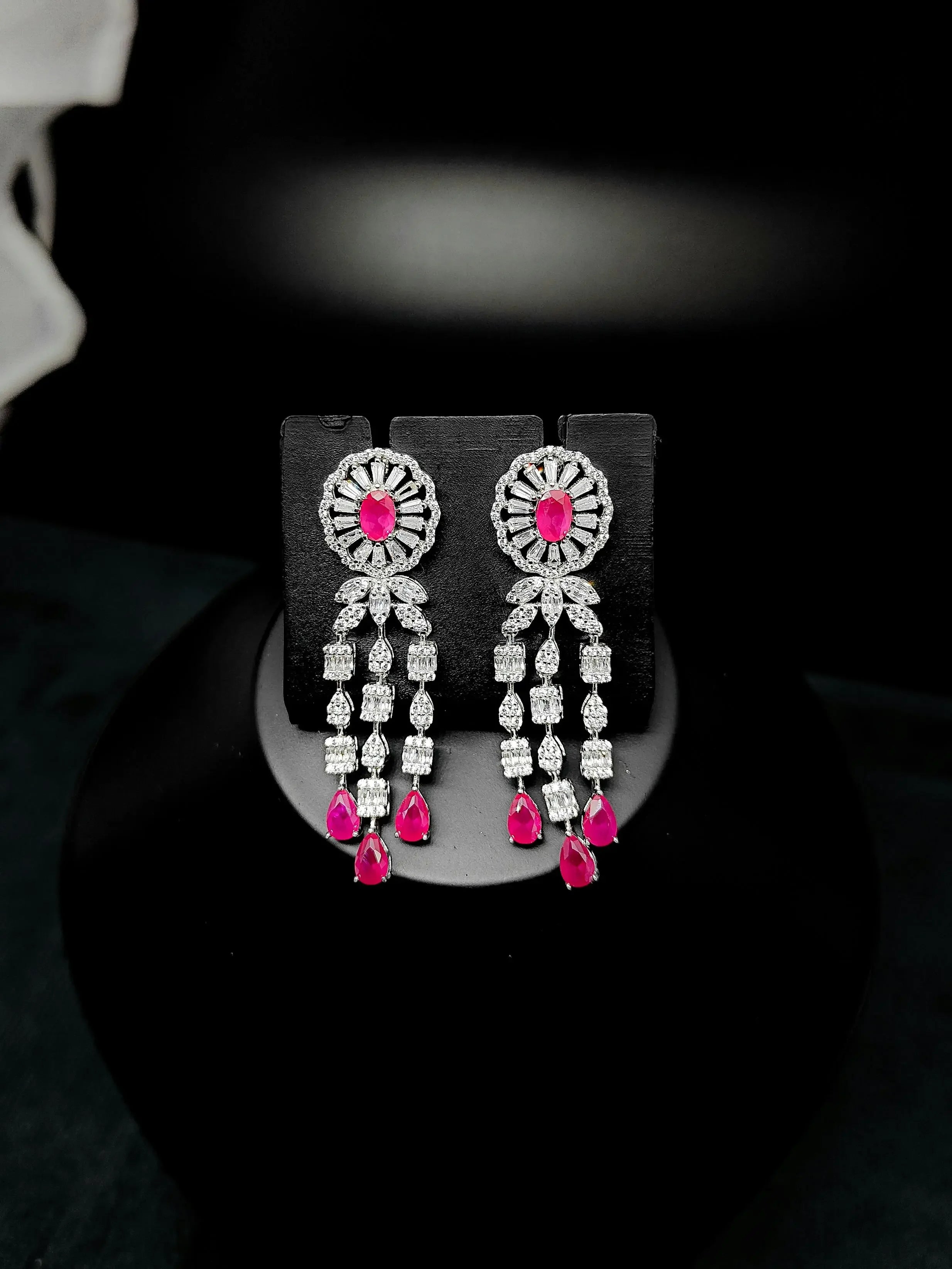 American Diamond Earrings - CARRYALLCO