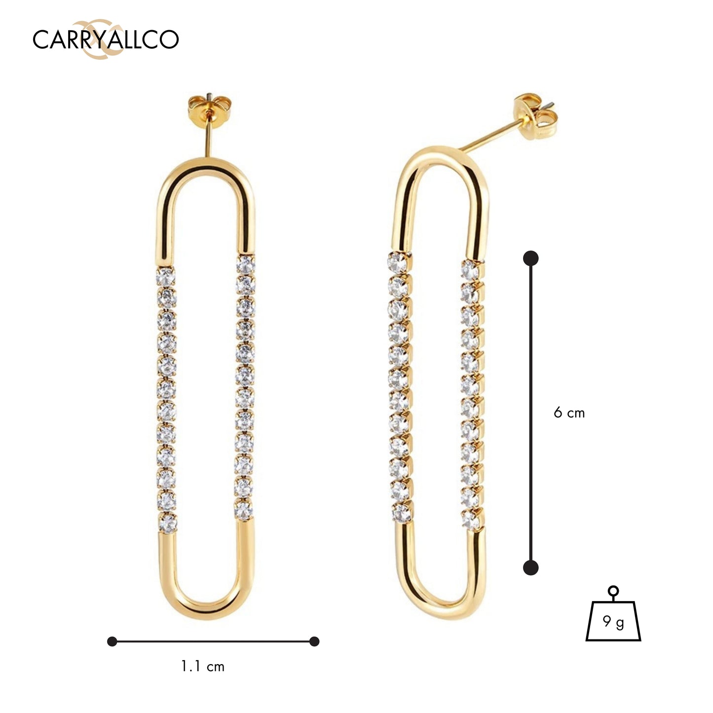 Carryallco Luminous Spring Statement Earrings