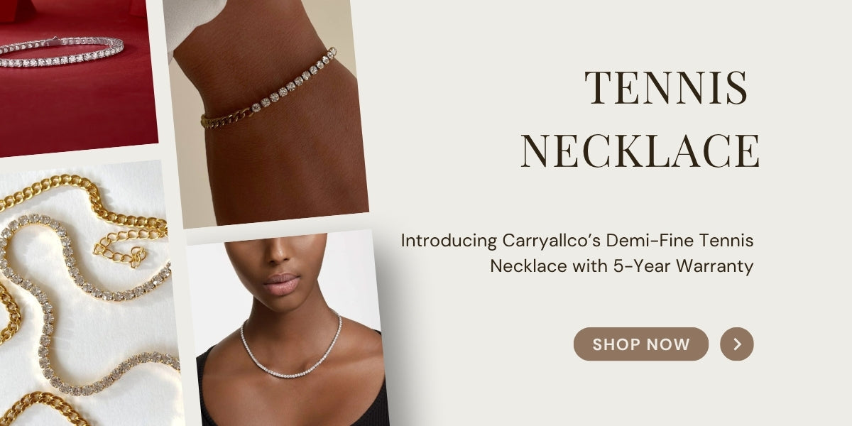 Introducing Carryallco’s Demi-Fine Tennis Necklace with 5-Year Warranty