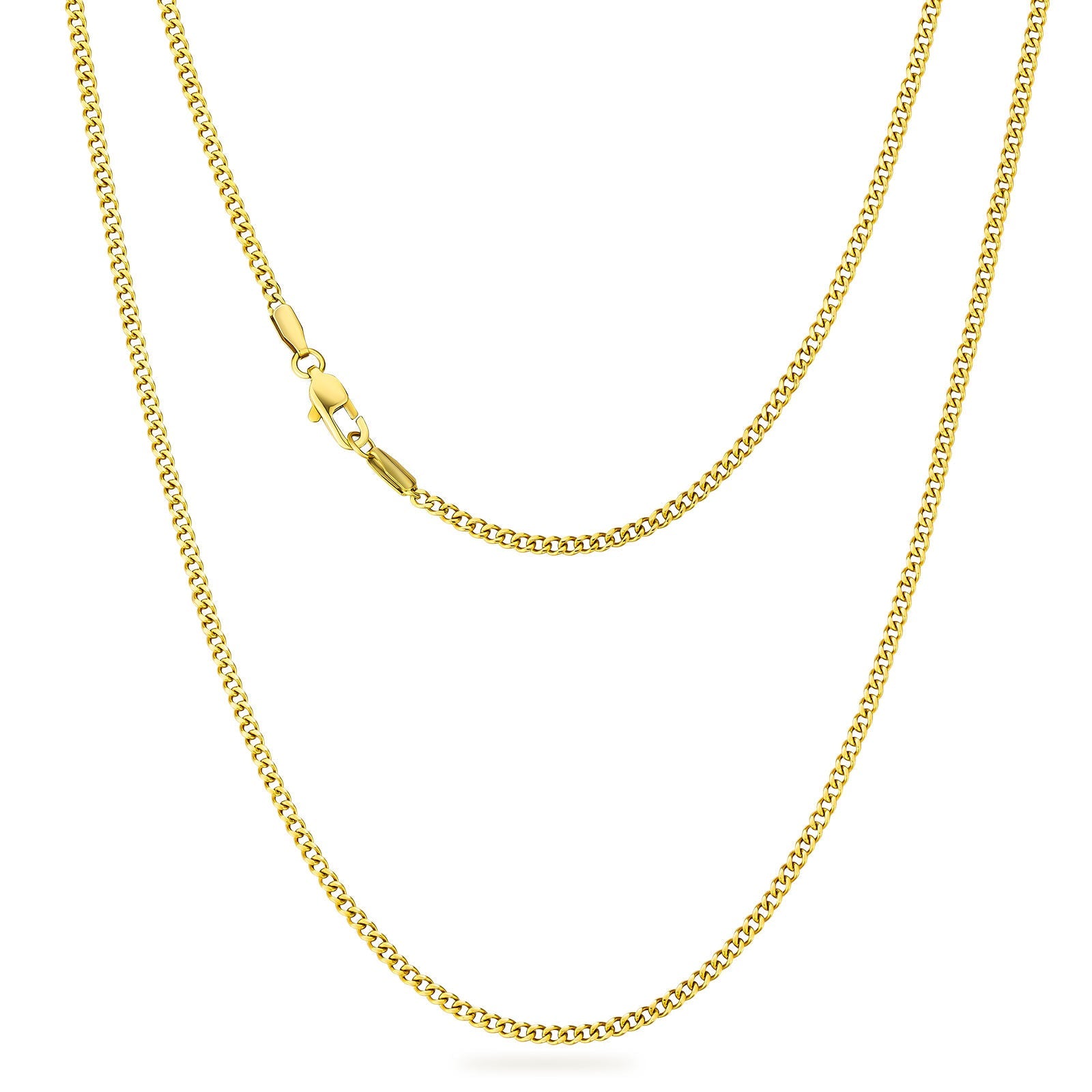 Miami Cuban 14K Gold Plated Link Chain Necklace