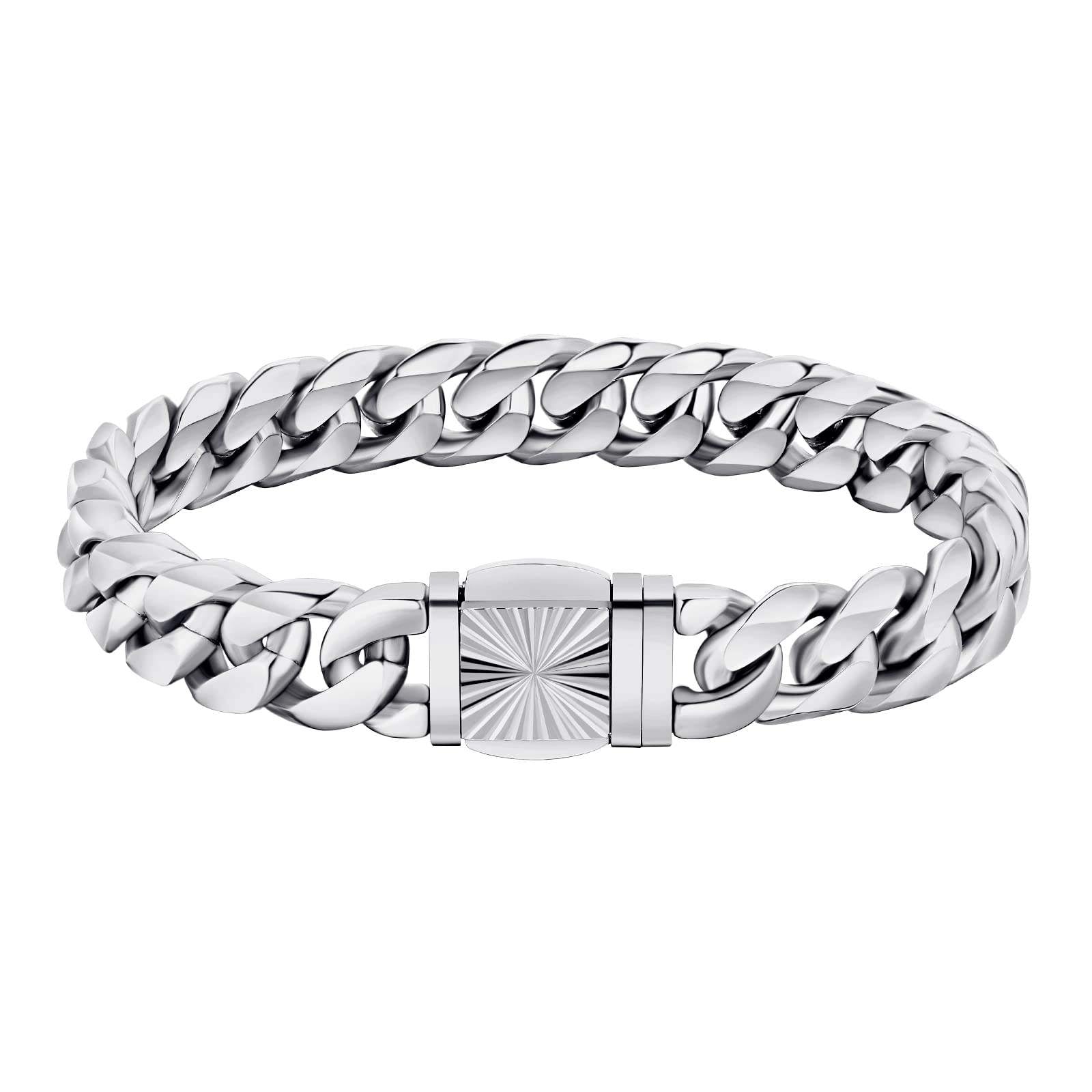 12mm Cuban Link Men's Bracelet