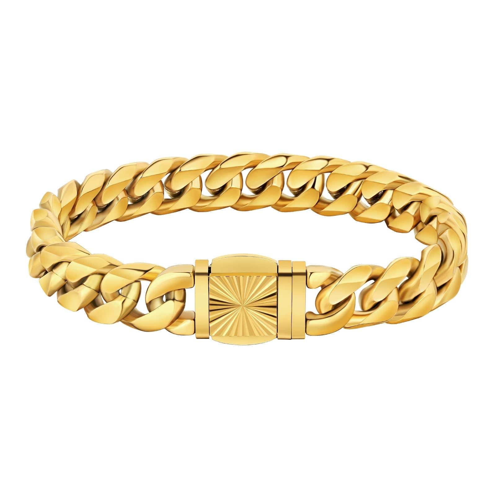 12mm Cuban Link Men's Bracelet