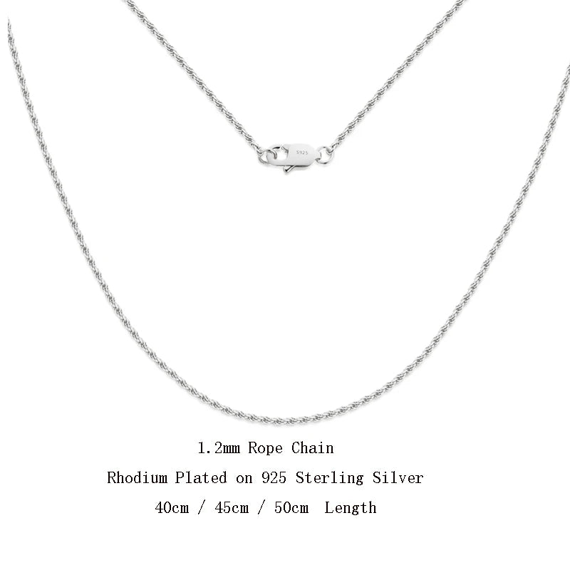 Sterling Silver 925 Chain Necklace 16inch