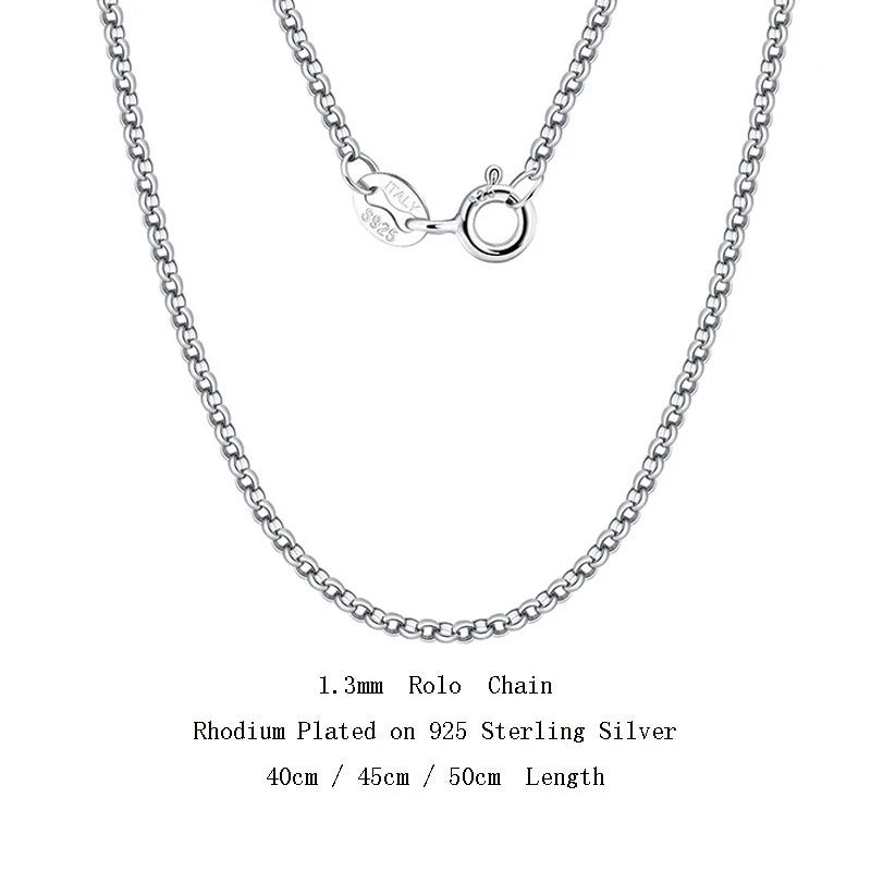 Sterling Silver 925 Chain Necklace 16inch