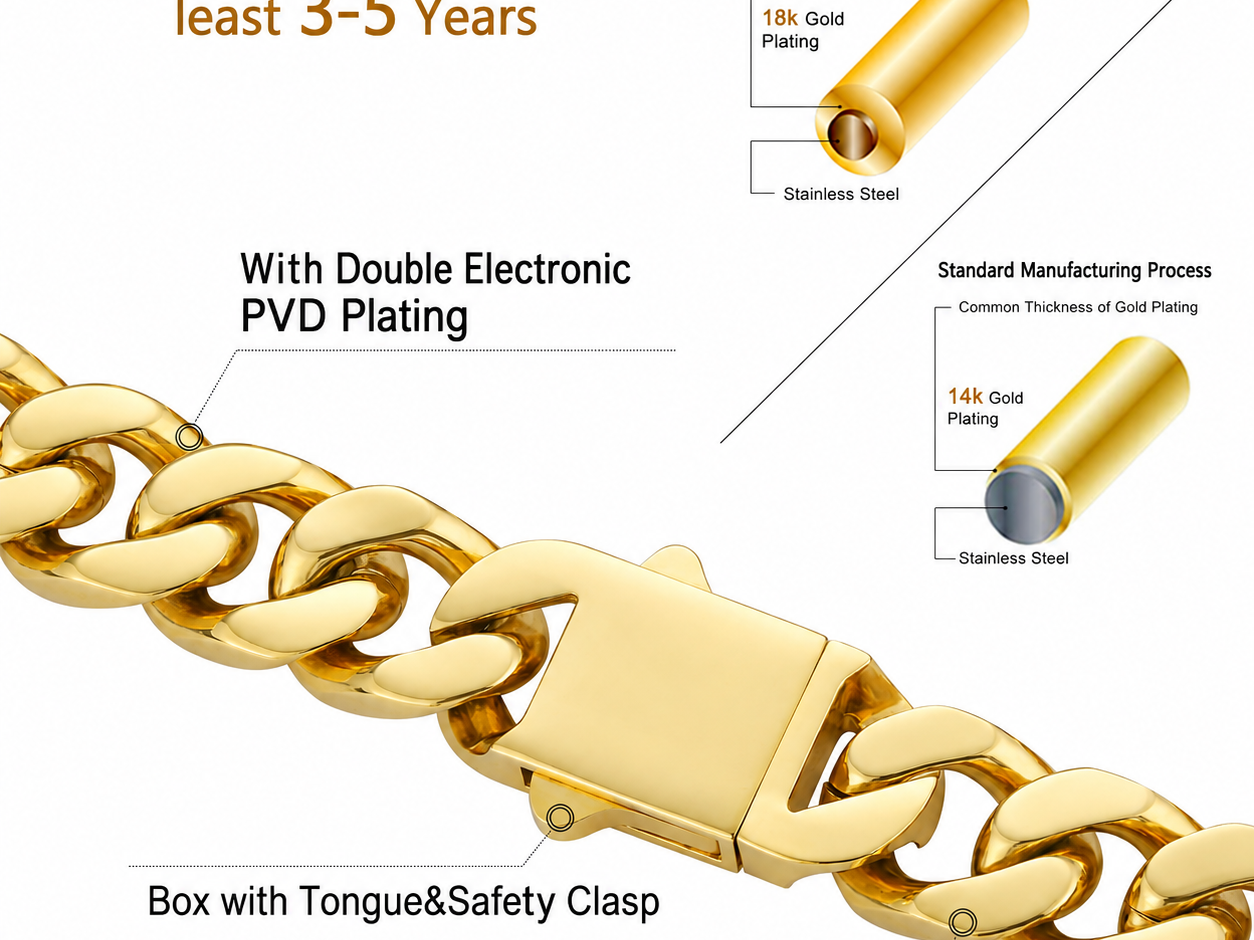 14mm Cuban Link Men's Bracelet