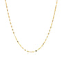 18K Gold Plated Dainty Twisted Minimalist Chain