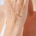 18K Gold Plated Dainty Twisted Minimalist Chain – Demi-Fine