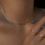 18K Gold Plated Moissanite Zircon Ring Carryallco