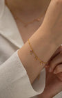 Pink Stone Bracelet – 18K Gold Plated Jewellery | Carryallco India