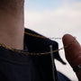 Paperclip Chain Necklace – Worn View | 18K Gold Plated | Carryallco India