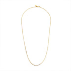 18K Gold Plated Stainless Steel Snake Wire Chain Necklace for Men