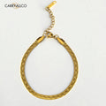 18K Gold Plated Vintage Embossed Bracelet Carryallco