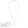 Bar Pendant Box Chain Necklace – Detail View | 18K Gold Plated | Carryallco India