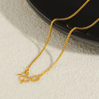 18K PVD Gold Link Chain Necklace – Stainless Steel (Unisex)