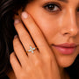 Butterfly Zirconia Ring – 18K Gold Plated | CARRYALLCO