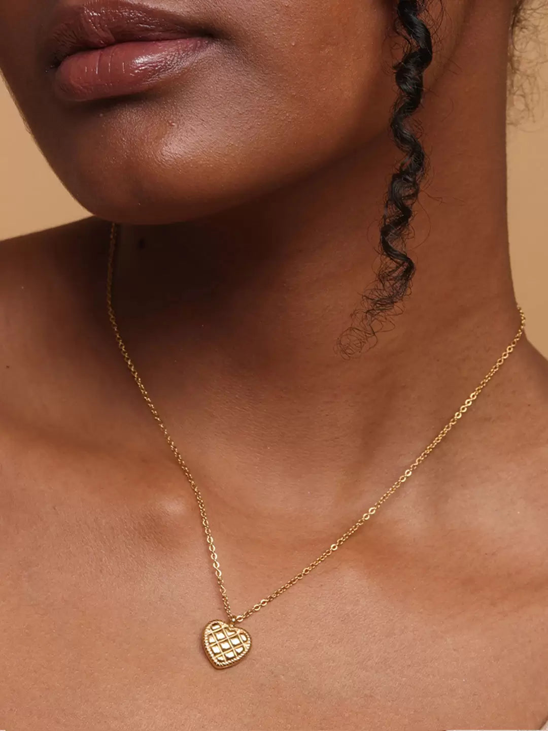 18K Gold Plated Timeless Heart Pendant Chain – Demi-Fine