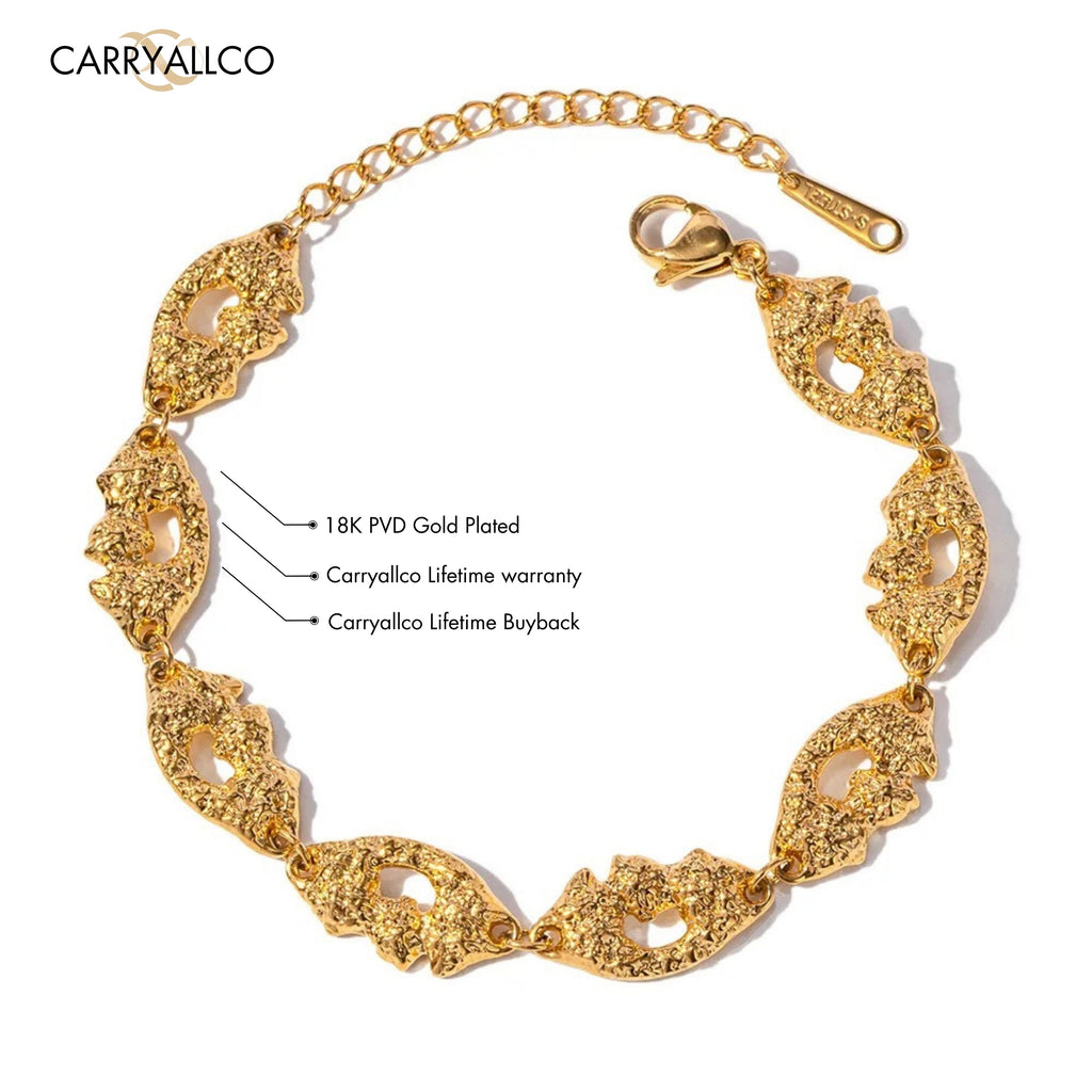 Volcano Pattern Irregular Bracelet Carryallco