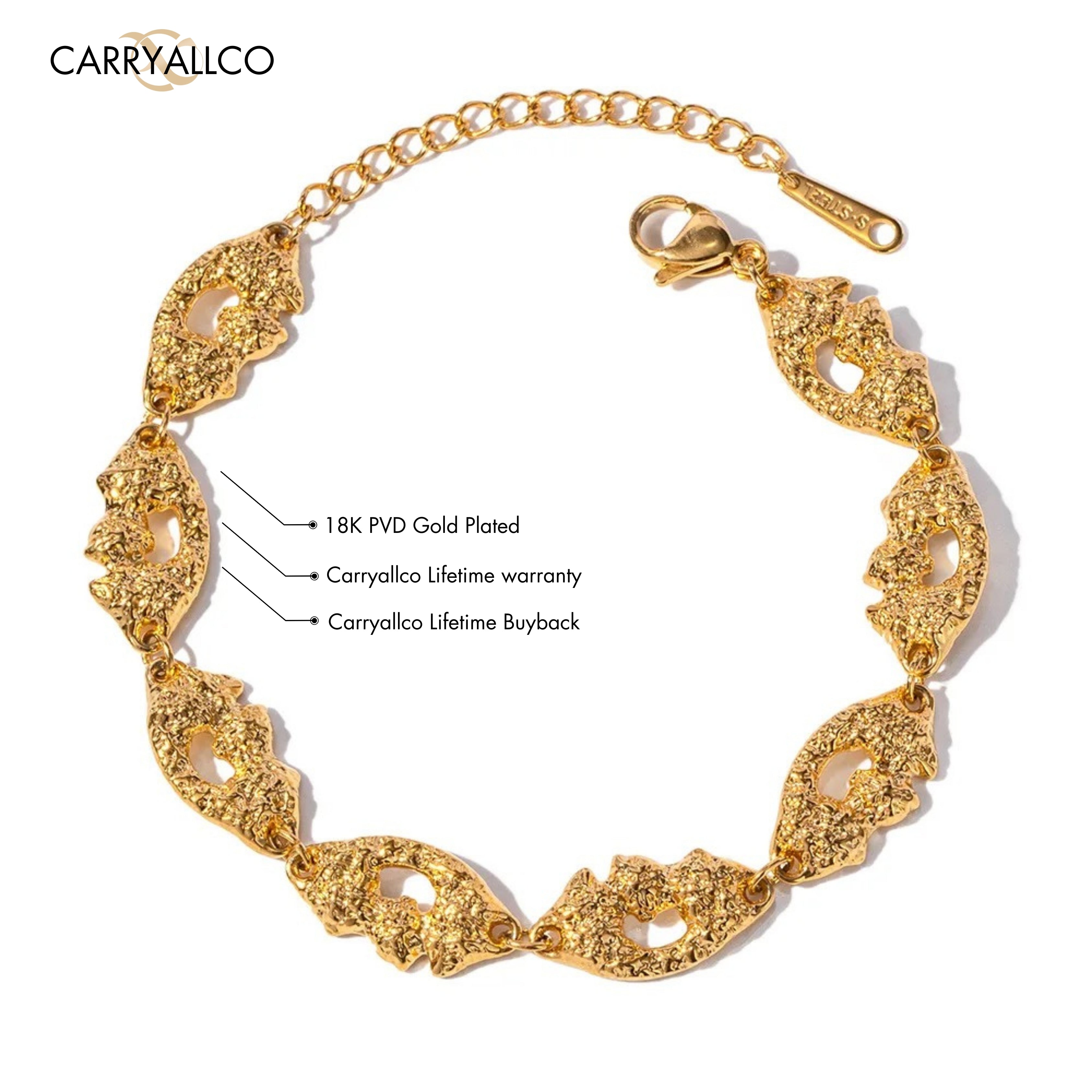 Volcano Pattern Irregular Bracelet Carryallco