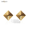 Carryallco Timeless Square Glow Earrings Carryallco