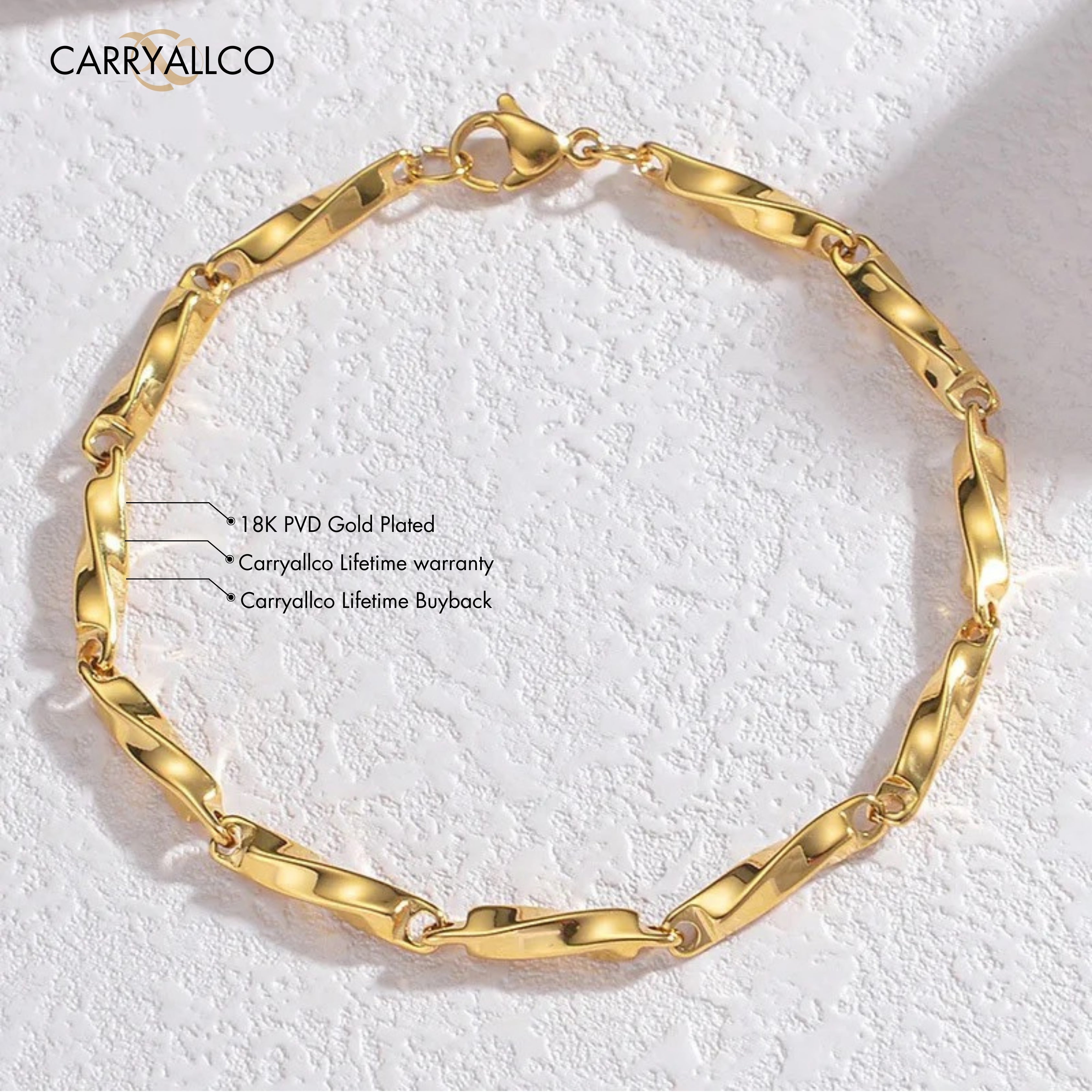 Mobius French Style Strip Bracelet Carryallco