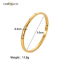 Round Brilliant Cut Cuff Bracelet Carryallco
