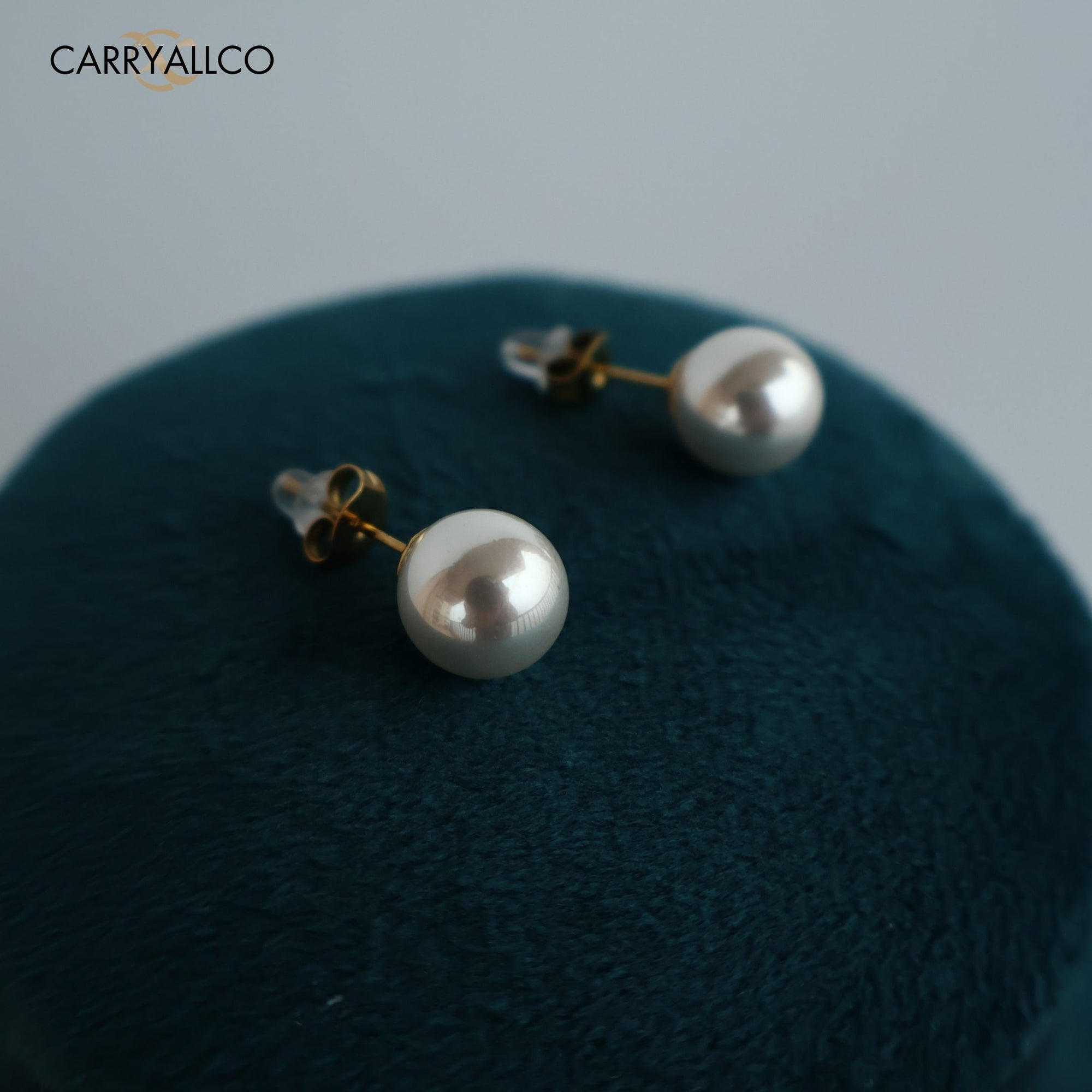Carryallco Pure Pearl Minimalist Studs Carryallco