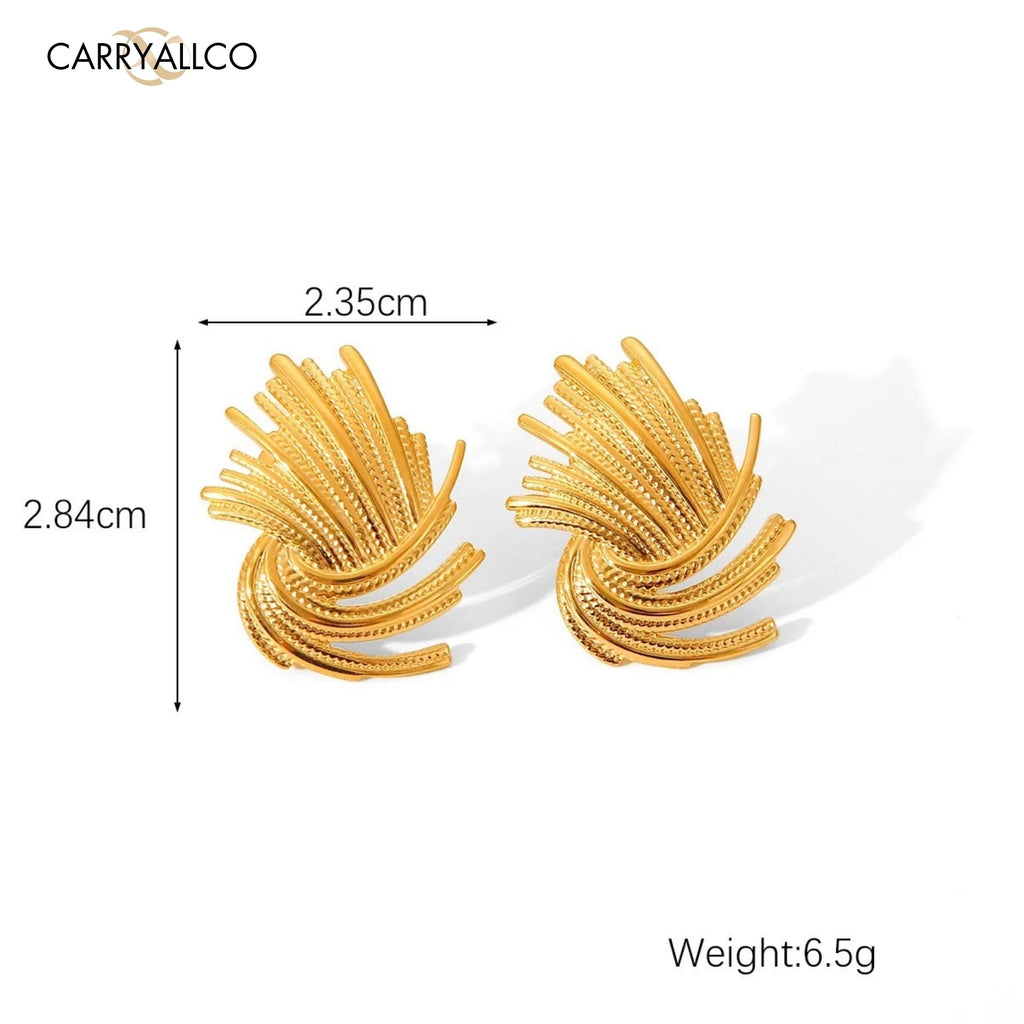 Carryallco Braided Weave Earring CARRYALLCO