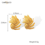 Carryallco Braided Weave Earring CARRYALLCO