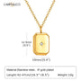 Star Pendant Necklace – Worn View | 18K Gold Plated | Carryallco India