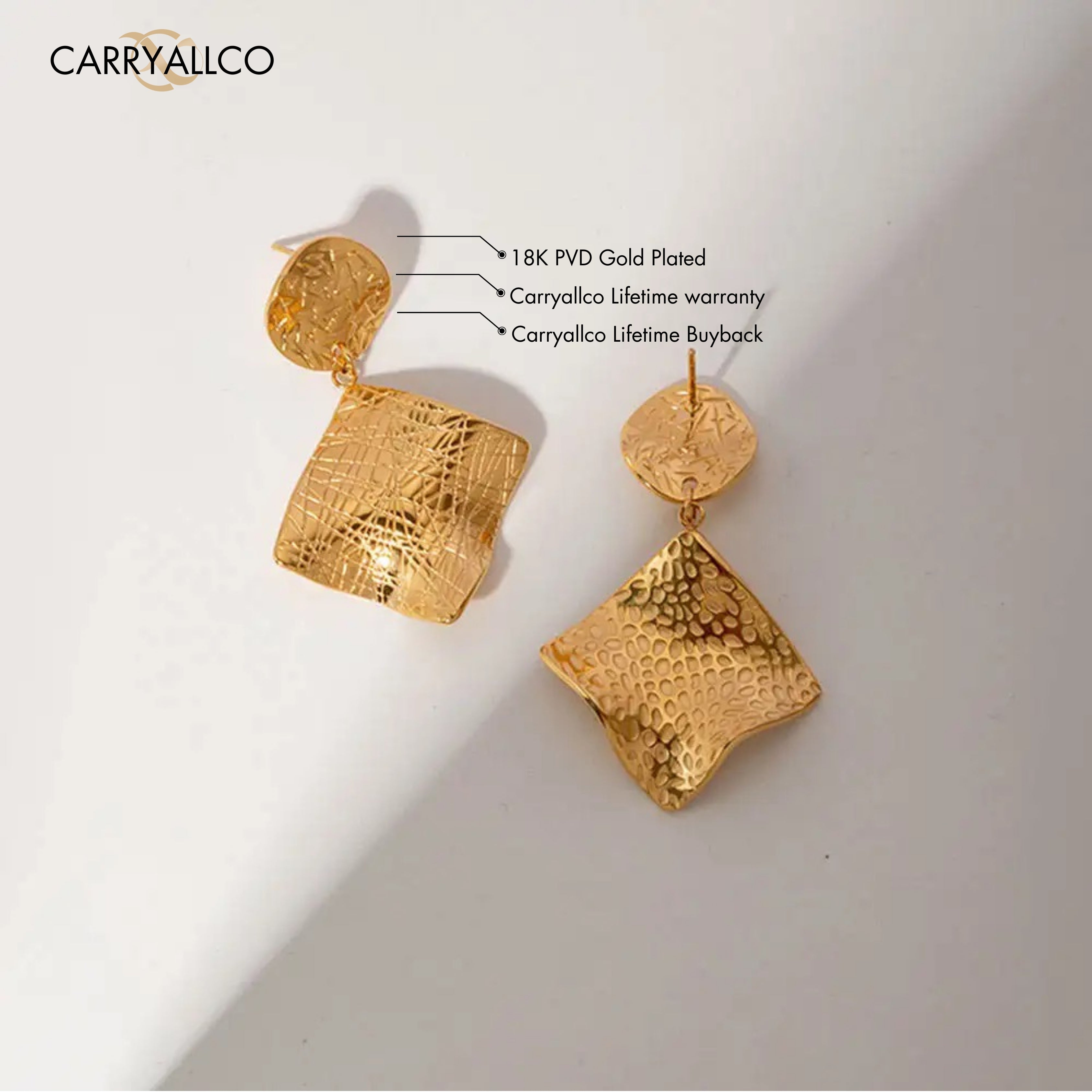 Carryallco Bump Lava Irregular Drop Earring Carryallco