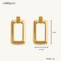 Minimalist Hoop Earrings – 18K Gold Plated | Carryallco
