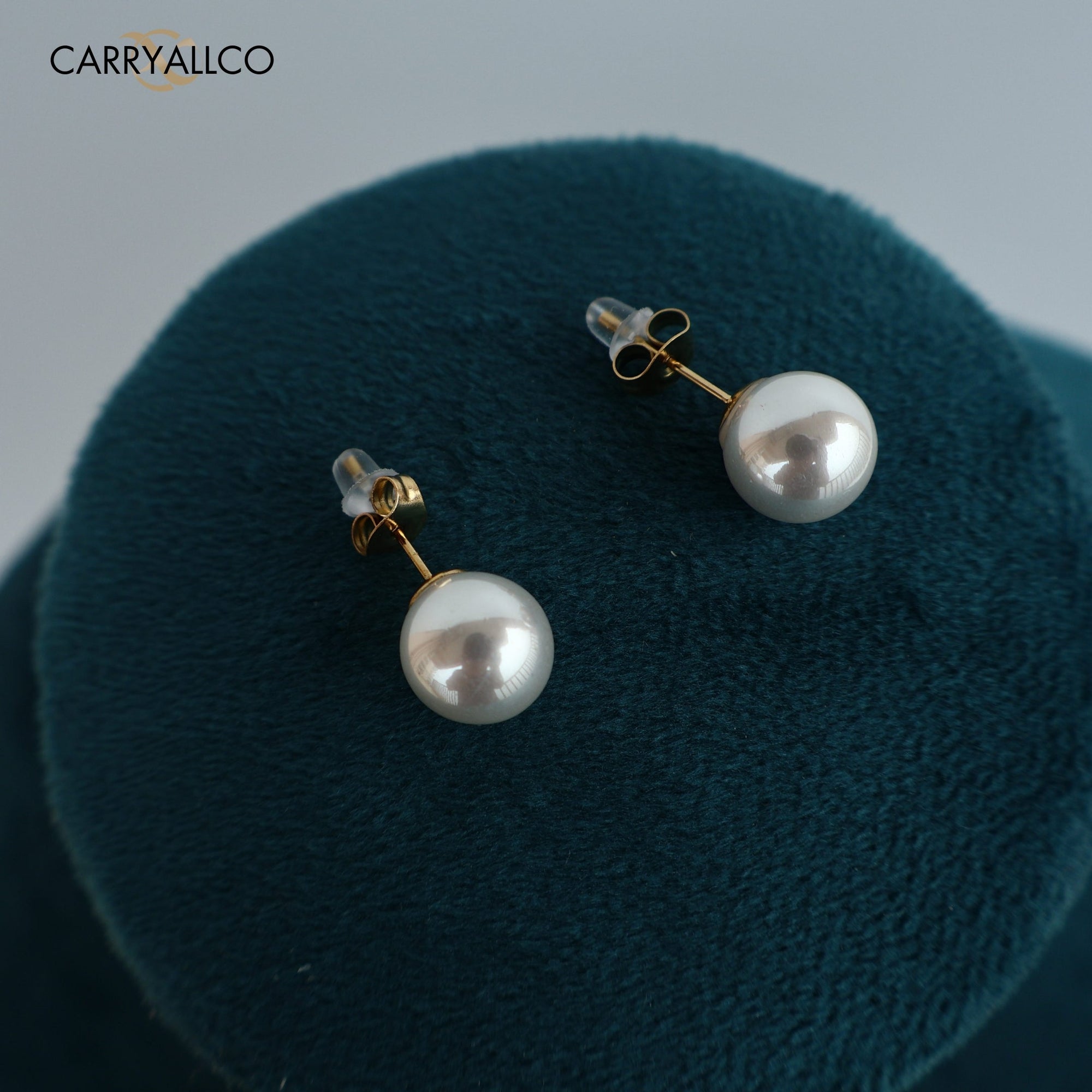 Carryallco Pure Pearl Minimalist Studs Carryallco