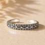 Oxidised Geometric Toe Ring (Pair) – Sterling Silver Filled Jewellery | Carryallco India