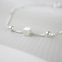 Square Chain Anklet – Sterling Silver Filled | Carryallco India