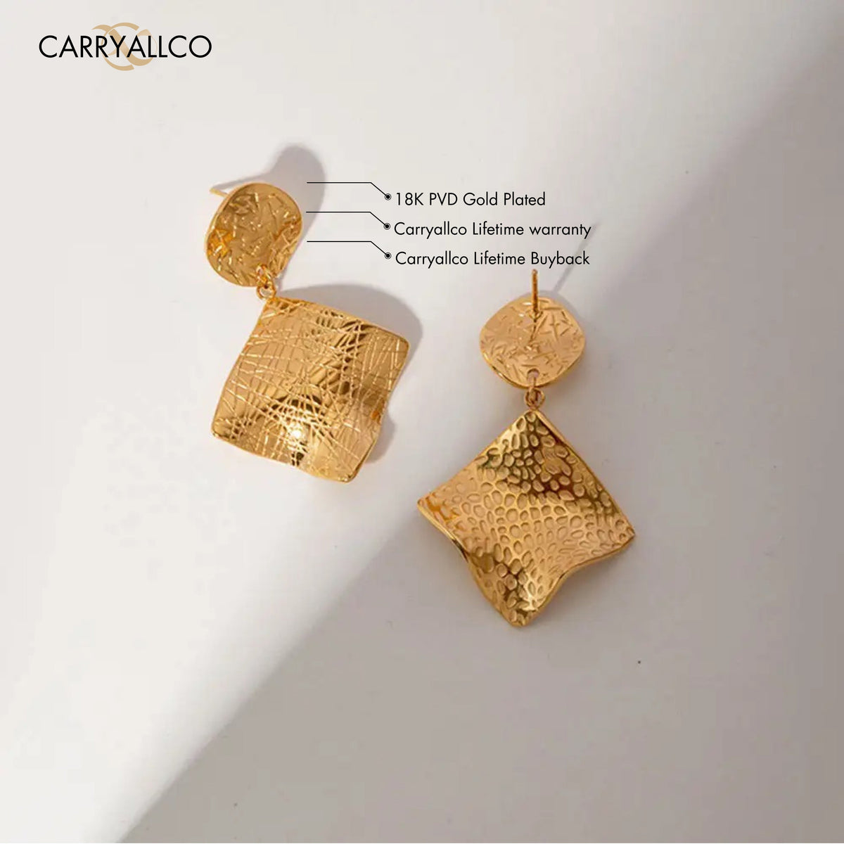 Bump Lava Irregular Drop Earrings