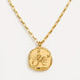Capricorn Zodiac Necklace | 18K Gold PVD | Carryallco