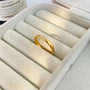 Carryallco 18K Gold Plated Demi-fine Minimalist Diamond Ring