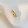 Carryallco 18K Gold Plated Demi-fine Minimalist Diamond Ring