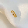Carryallco 18K Gold Plated Demi-fine Minimalist Diamond Ring