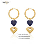 Carryallco Trinity Heart Stone Drops