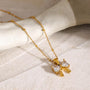 Carryallco Bow Knot CZ Pendant Necklace Carryallco