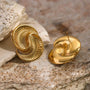 Carryallco Bold Swirl Stud Earrings Carryallco