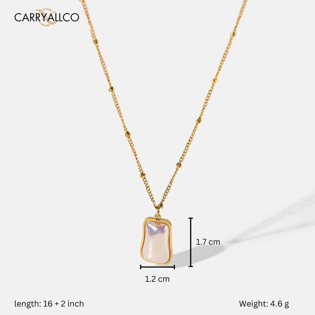 Carryallco Ivory Drift Pearl Necklace Carryallco