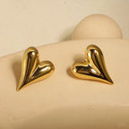 Carryallco Pure Love Heart Studs Carryallco