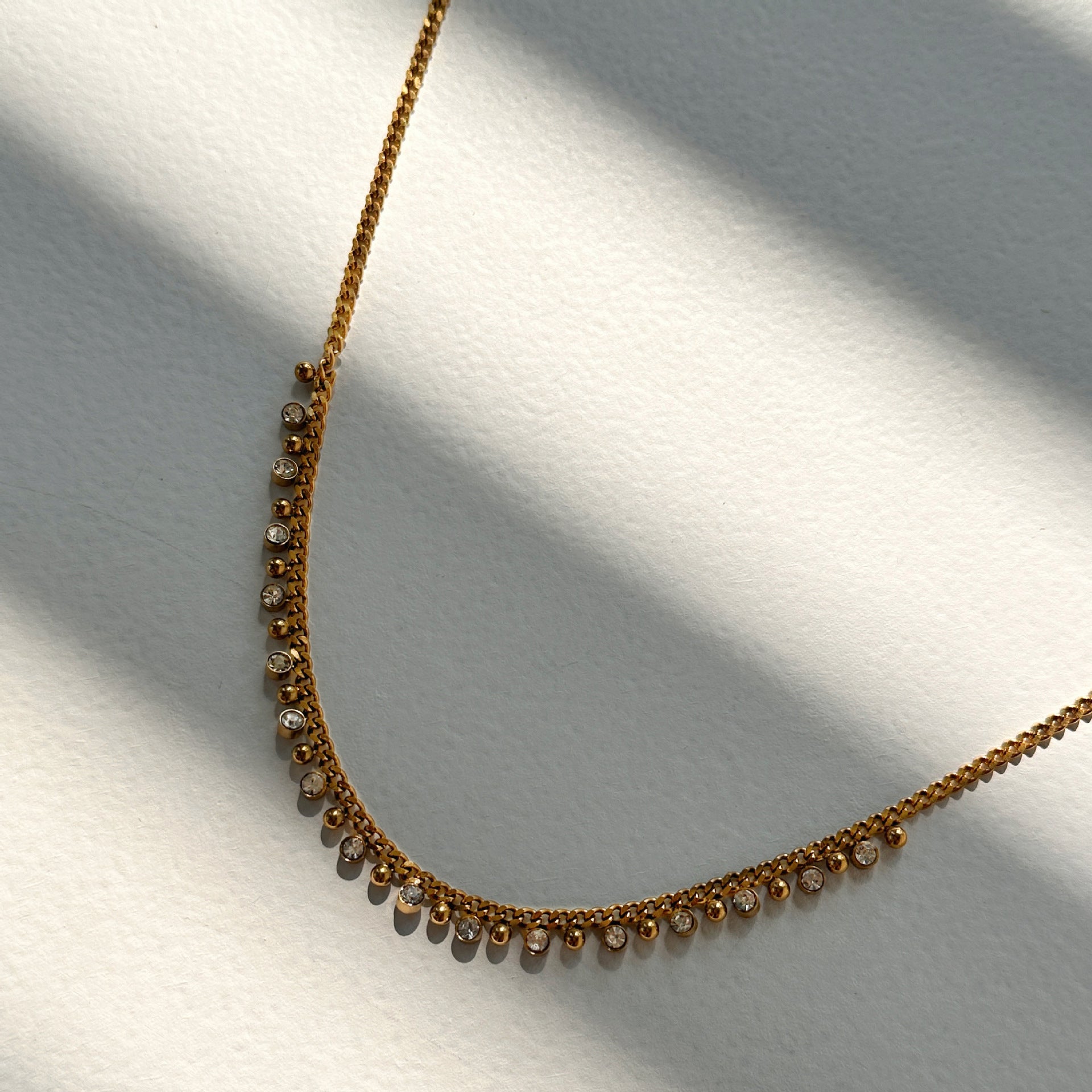 Carryallco 18K gold plated demi-fine chain necklace