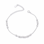 Bead Chain Anklet – Sterling Silver Filled | Carryallco India