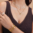 Dagger Heart Pendant Necklace – 18K Gold Plated Carryallco