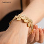 Floral Elegance Cuff Bracelet Carryallco