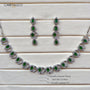 Green Oasis American Diamond Pendant Necklace – American Diamond | Carryallco