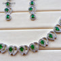 Green Oasis American Diamond Pendant Necklace – American Diamond | Carryallco